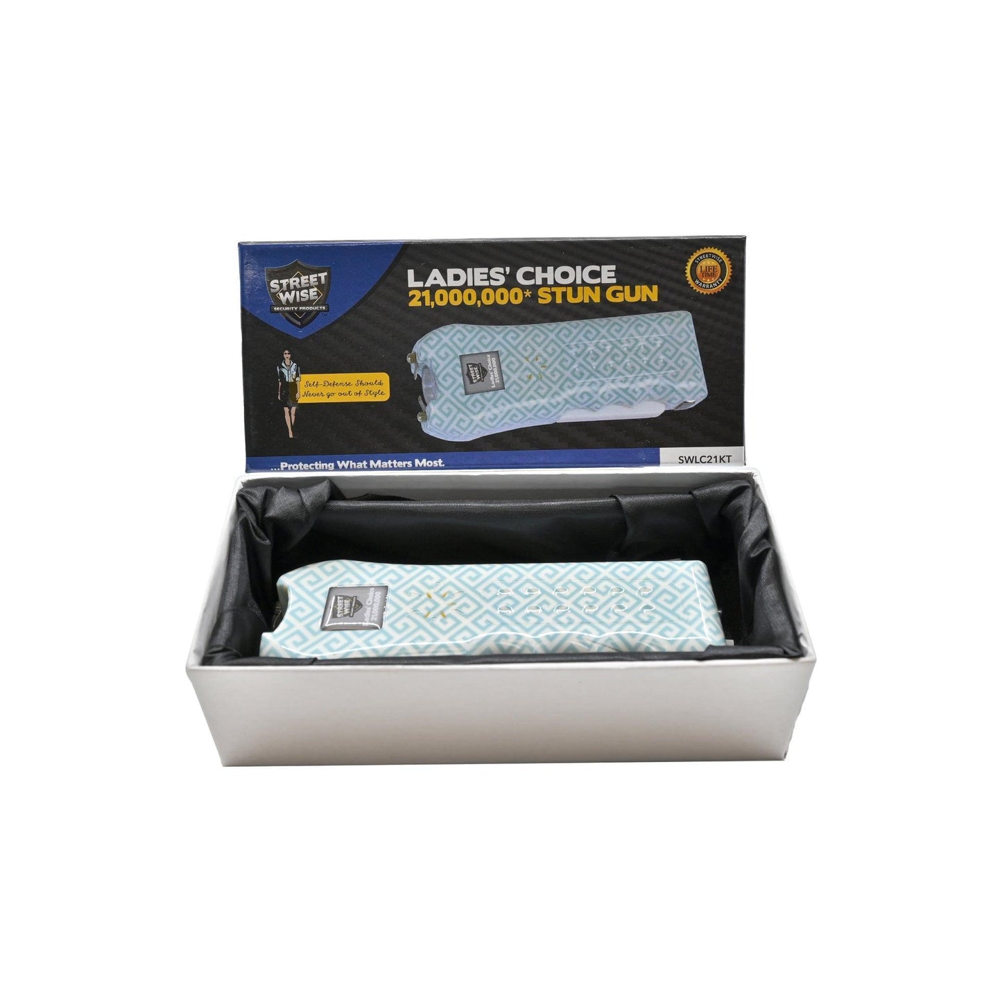 EmpowerHer Ultimate 21 Million Volt Self - Defense Stun Gun - Inside The Bars