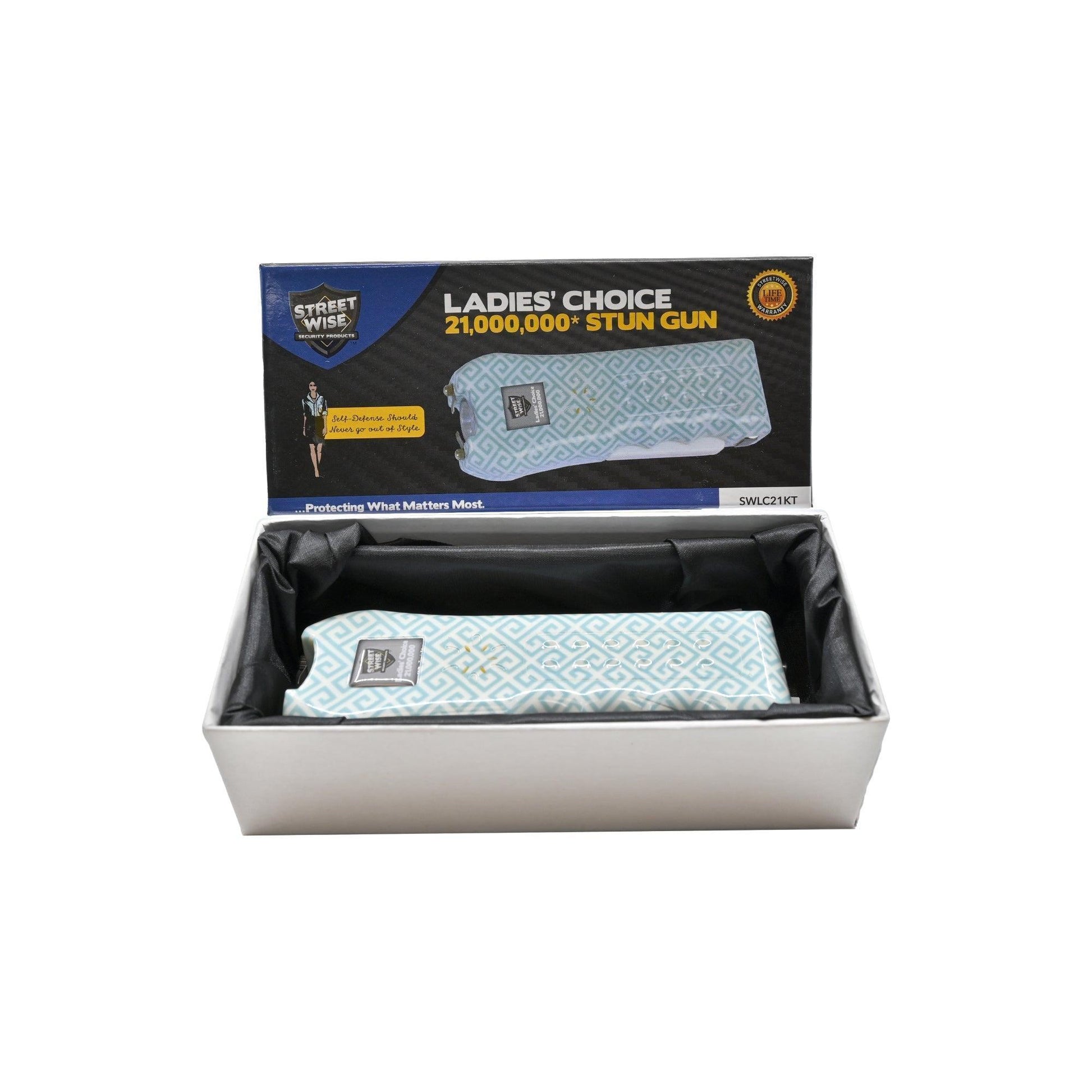 EmpowerHer Ultimate 21 Million Volt Self - Defense Stun Gun - Inside The Bars