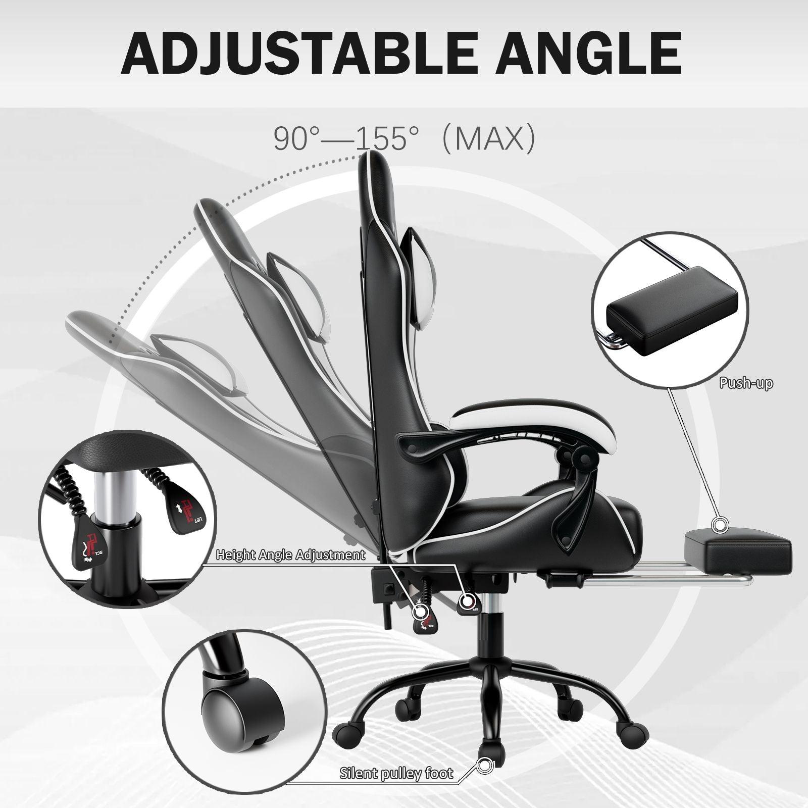 Ergonomic Gaming Chair for Adults with Adjustable Height - Inside The Bars
