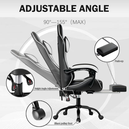 Ergonomic Gaming Chair for Adults with Adjustable Height - Inside The Bars