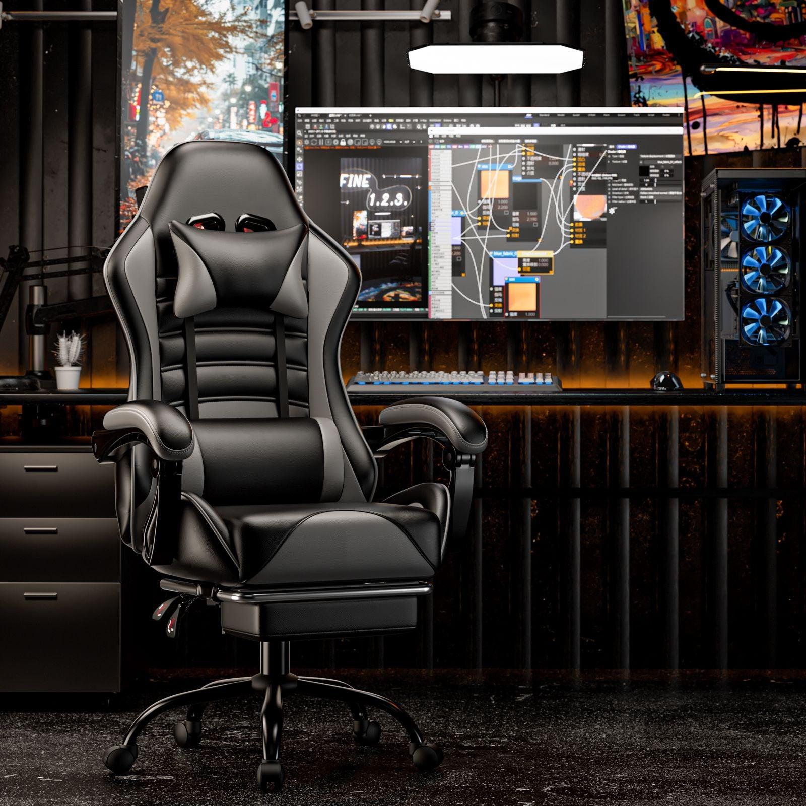Ergonomic Gaming Chair for Adults with Adjustable Height - Inside The Bars