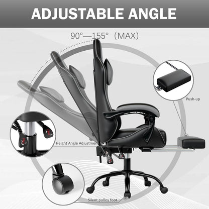 Ergonomic Gaming Chair for Adults with Adjustable Height - Inside The Bars