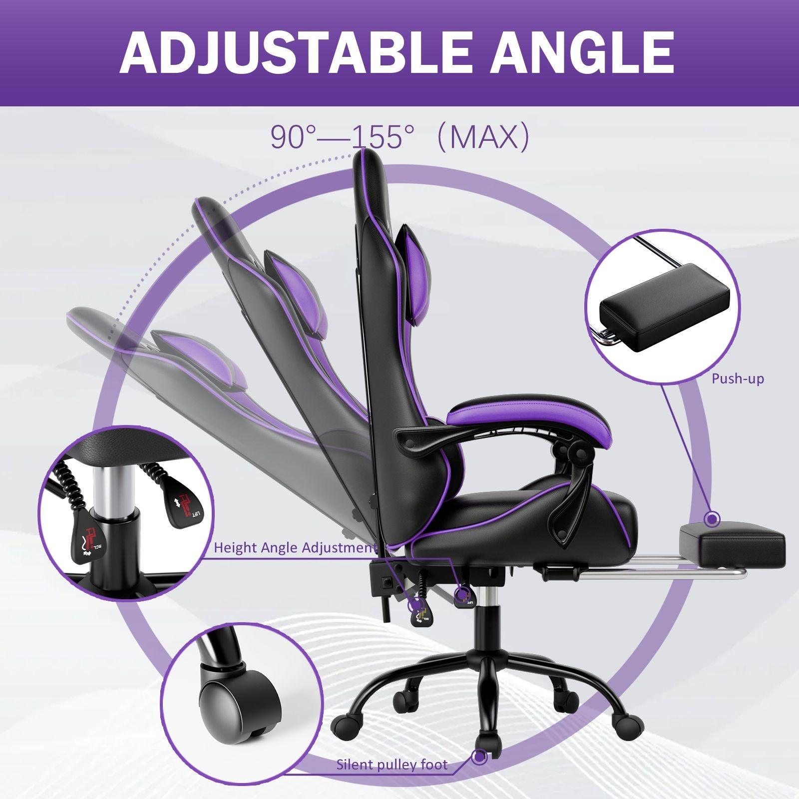 Ergonomic Gaming Chair for Adults with Adjustable Height - Inside The Bars