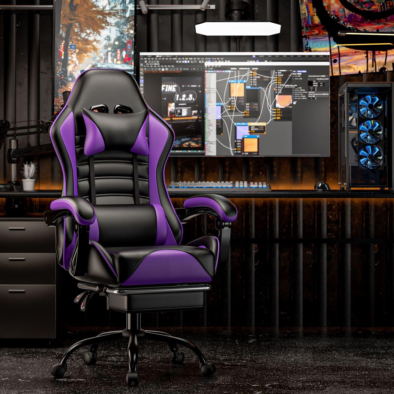 Ergonomic Gaming Chair for Adults with Adjustable Height - Inside The Bars