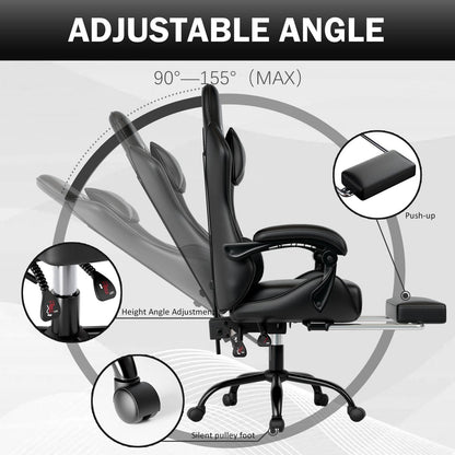 Ergonomic Gaming Chair for Adults with Adjustable Height - Inside The Bars