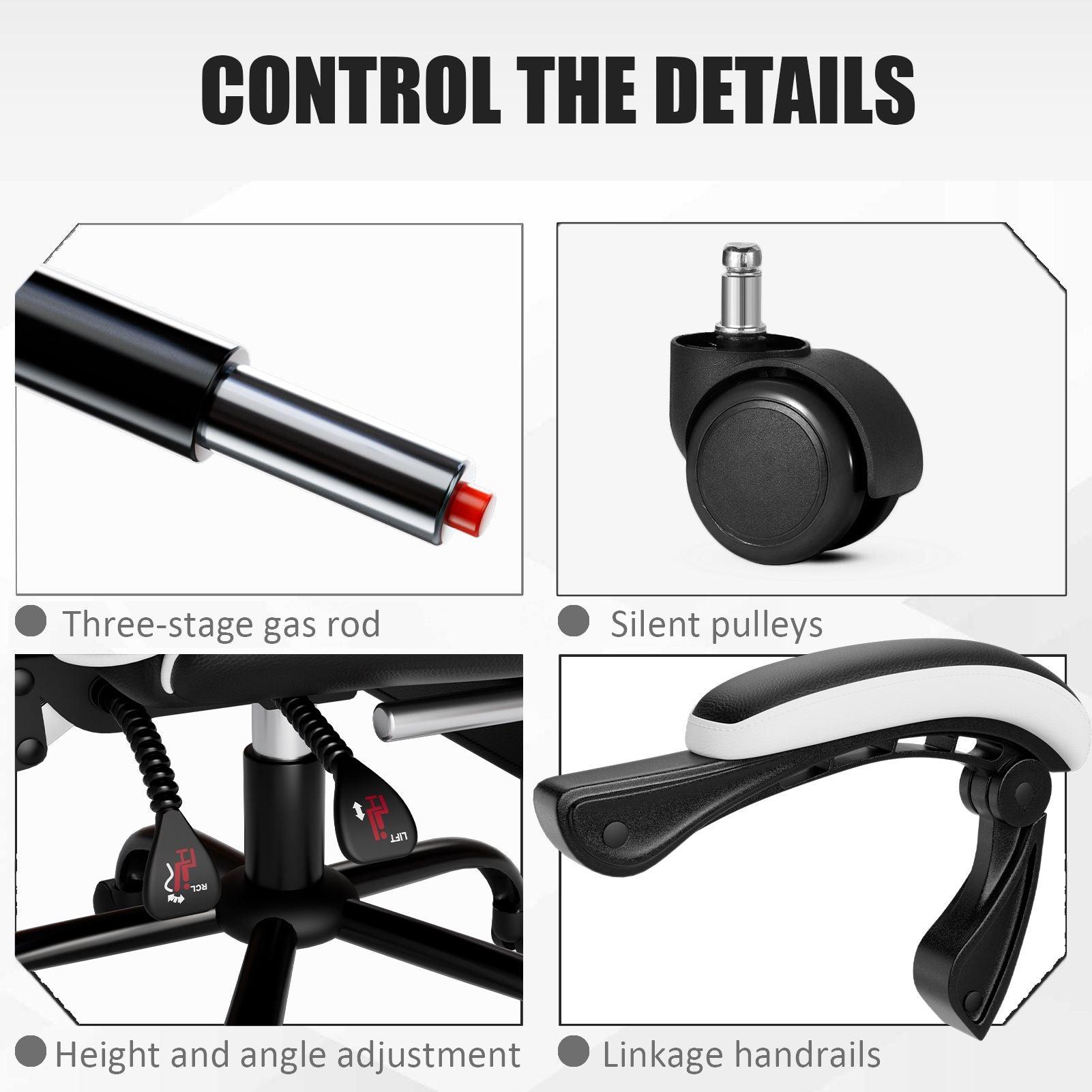 Ergonomic Gaming Chair for Adults with Adjustable Height - Inside The Bars