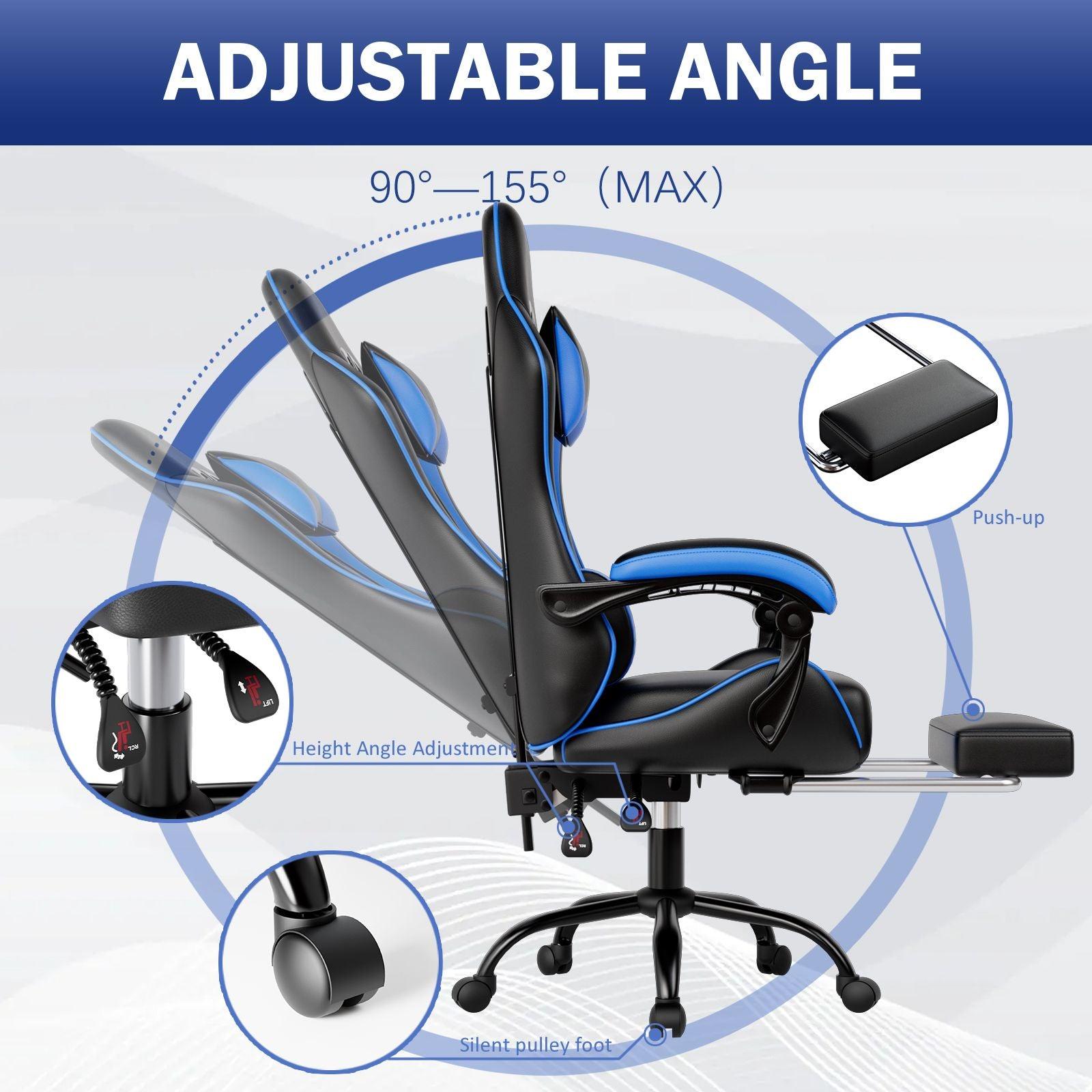 Ergonomic Gaming Chair for Adults with Adjustable Height - Inside The Bars