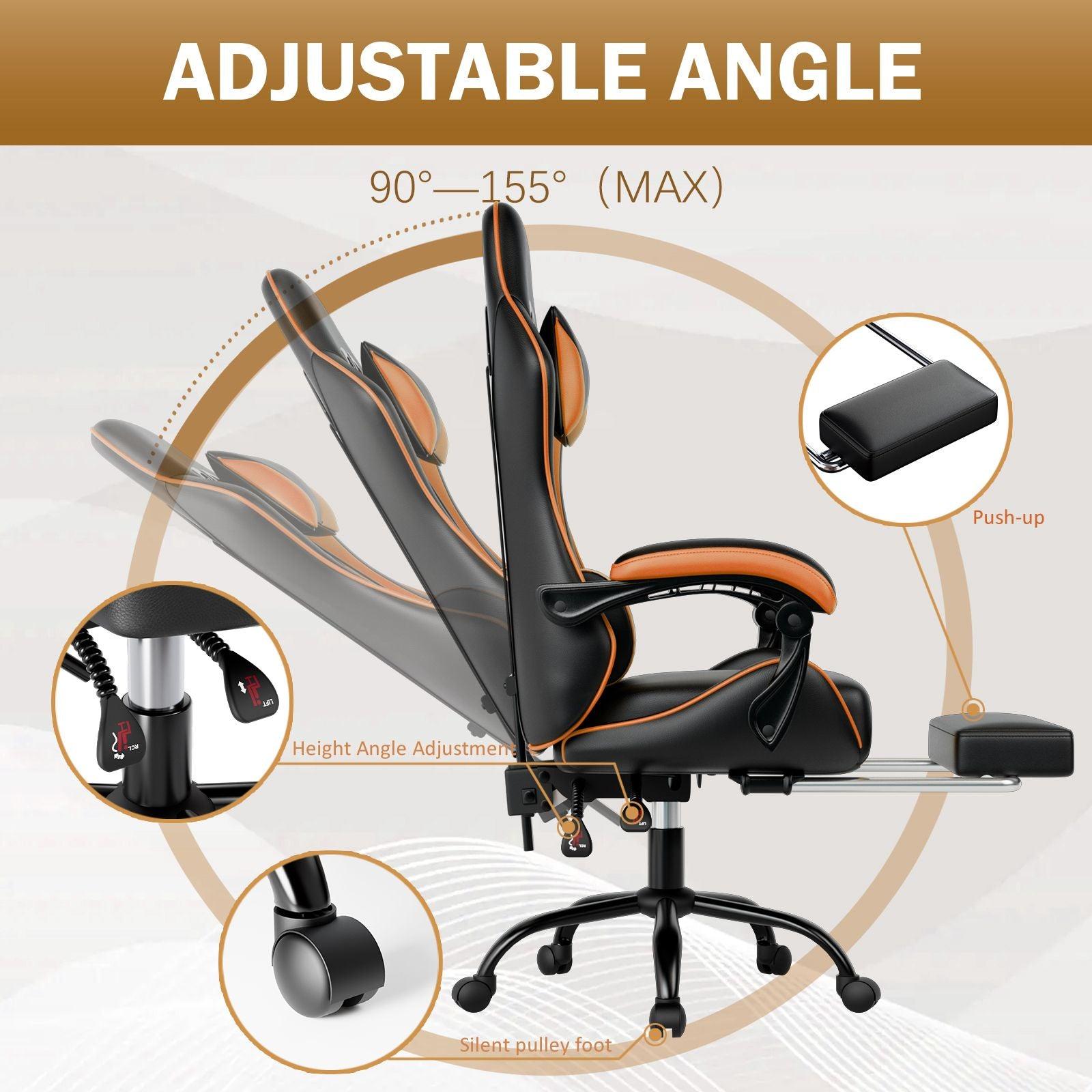 Ergonomic Gaming Chair for Adults with Adjustable Height - Inside The Bars