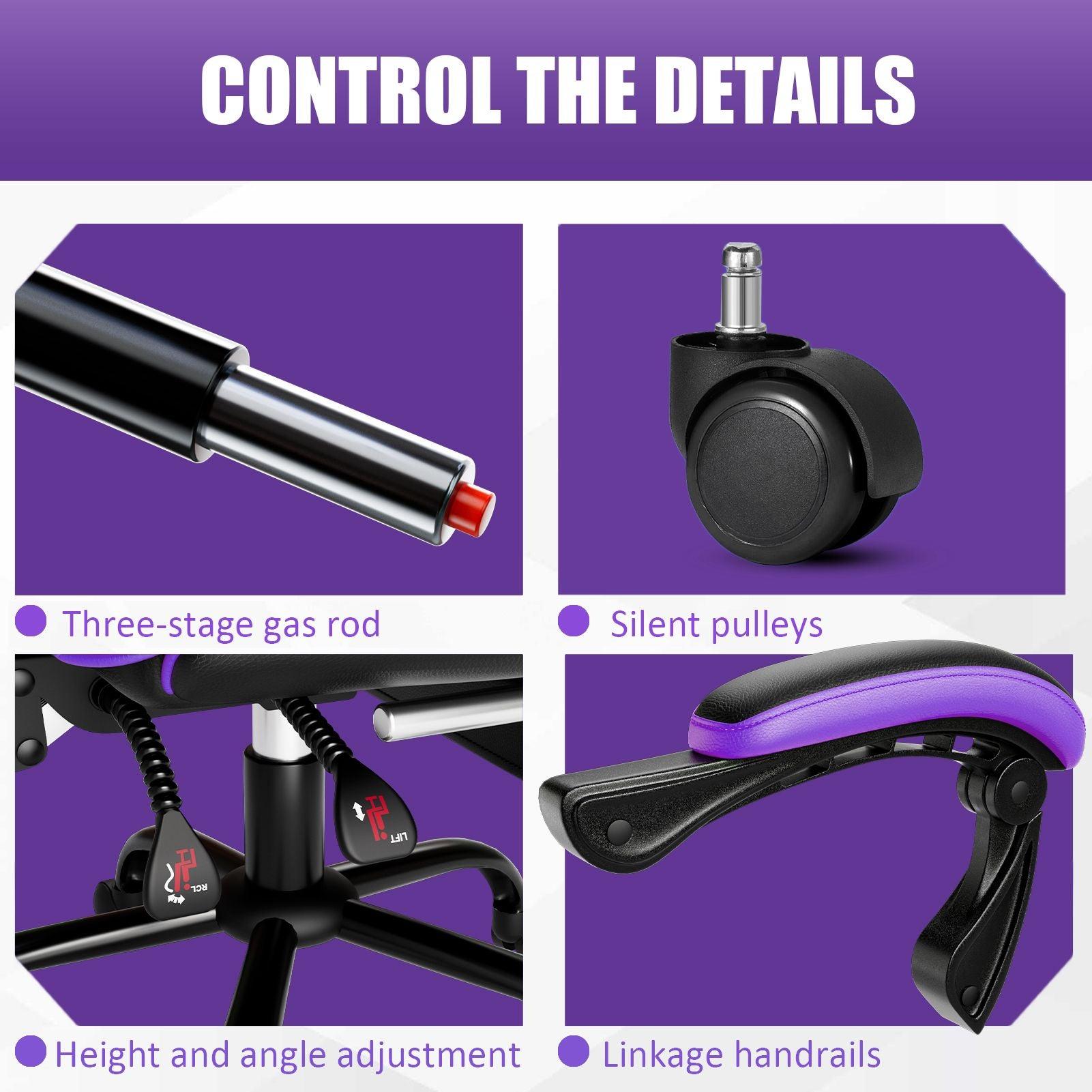 Ergonomic Gaming Chair for Adults with Adjustable Height - Inside The Bars