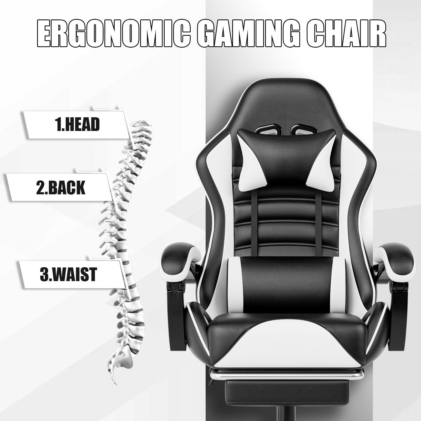 Ergonomic Gaming Chair for Adults with Adjustable Height - Inside The Bars