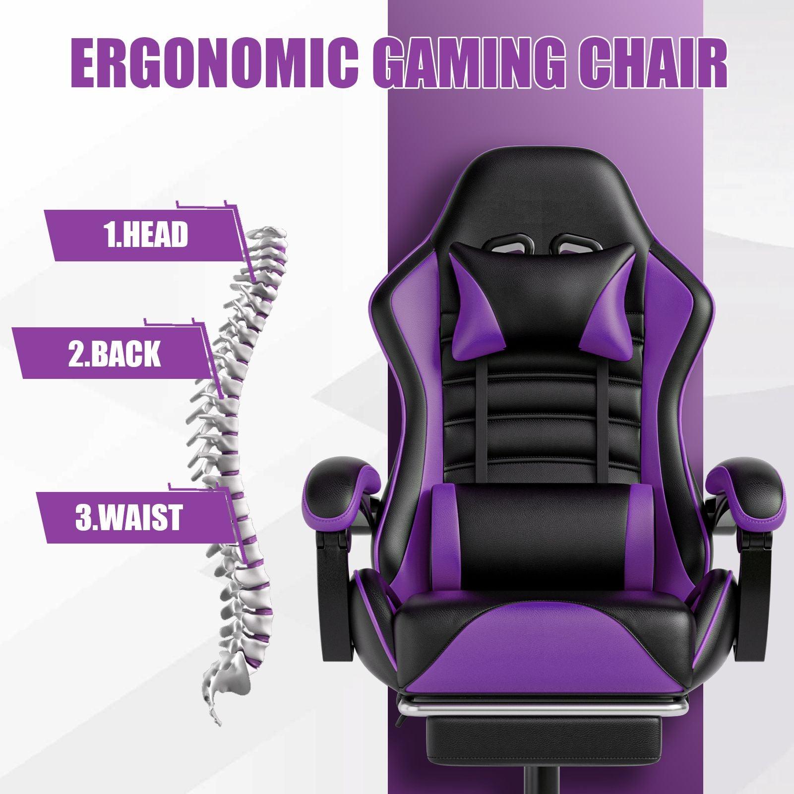 Ergonomic Gaming Chair for Adults with Adjustable Height - Inside The Bars