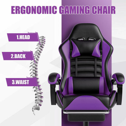 Ergonomic Gaming Chair for Adults with Adjustable Height - Inside The Bars