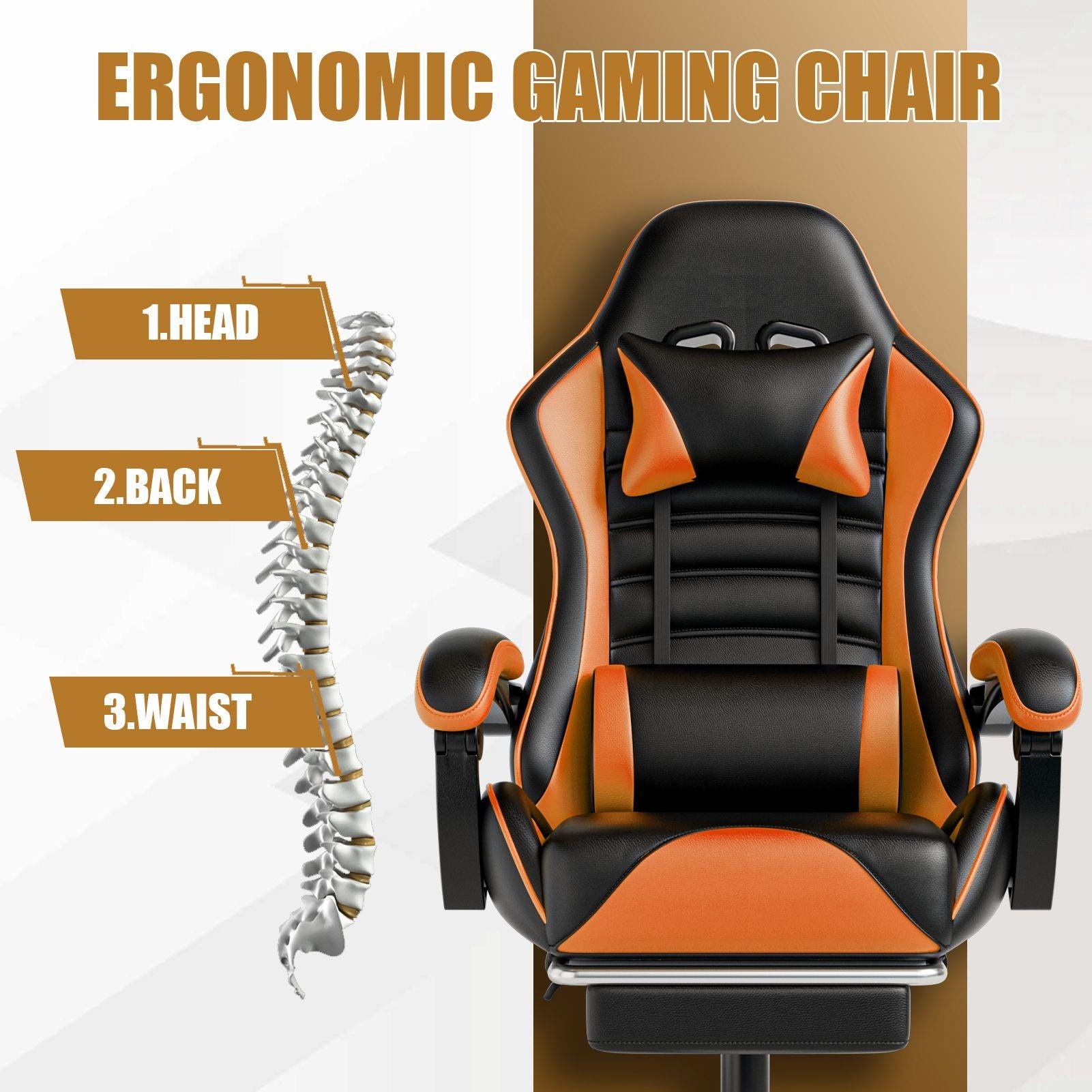 Ergonomic Gaming Chair for Adults with Adjustable Height - Inside The Bars