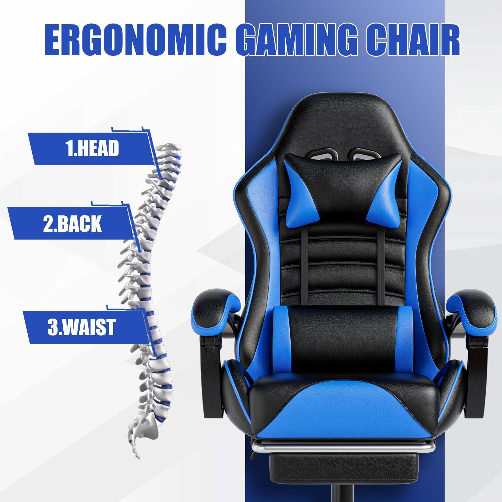 Ergonomic Gaming Chair for Adults with Adjustable Height - Inside The Bars