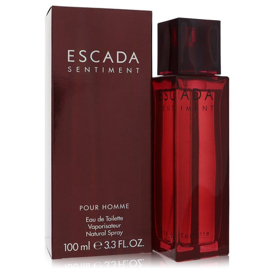 ESCADA SENTIMENT by Escada Eau De Toilette Spray 3.4 oz for Men - Inside The Bars