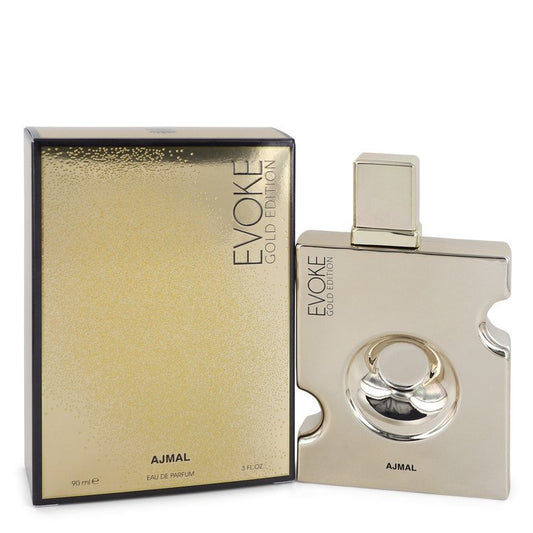 Evoke Gold by Ajmal Eau De Parfum Spray 3 oz Men’s Fragrance - Inside The Bars