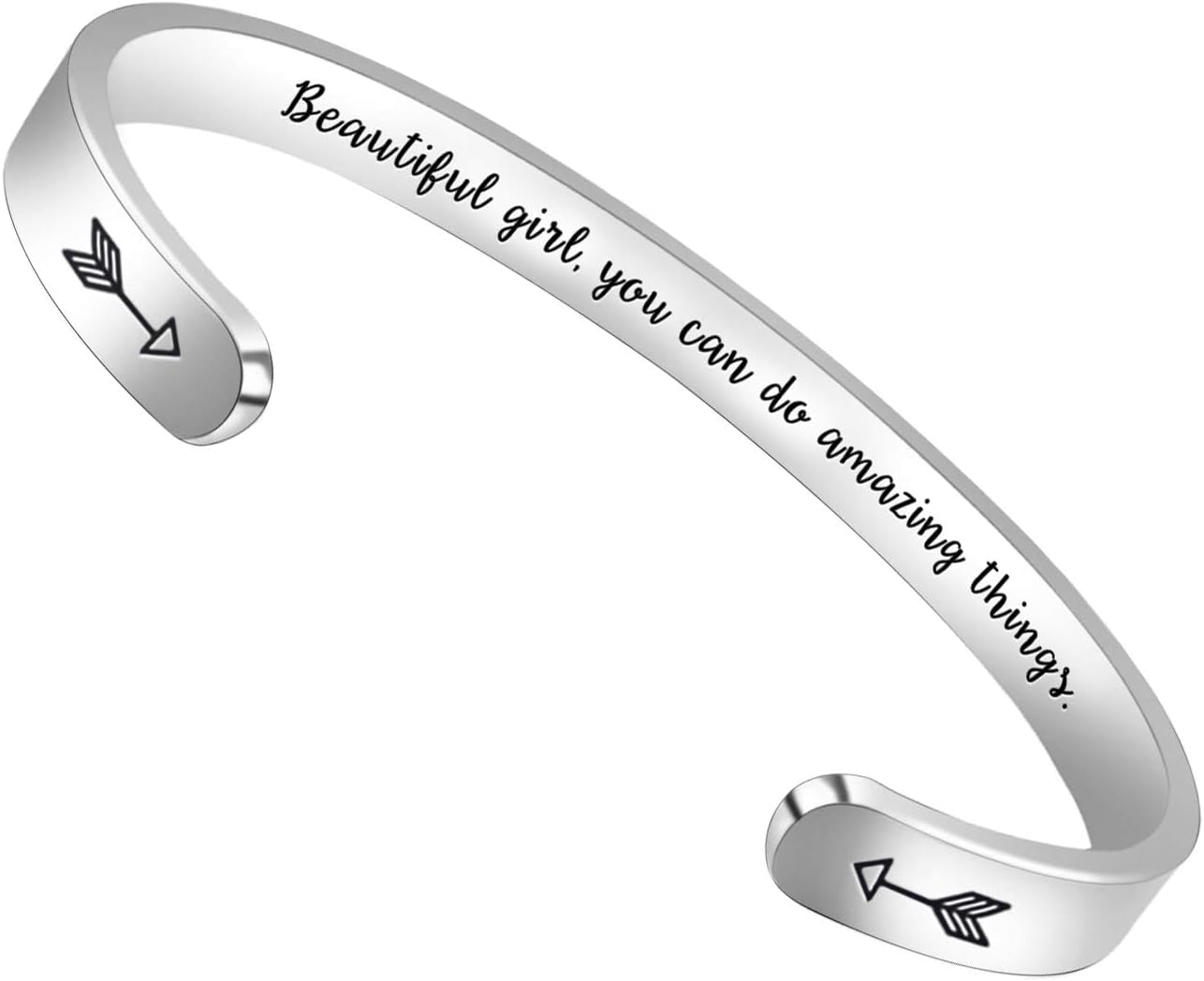 Btysun Inspirational Bracelets for Women - Thoughtful Gifts for Mother's Day, Graduation, and Birthdays - Personalized Cuff Bangles and Friendship Jewelry