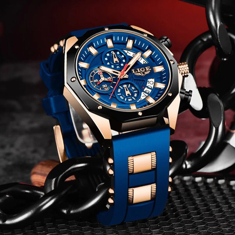 Fashion Watches for Man Sport Military Silicagel Wrist Watch - Inside The Bars