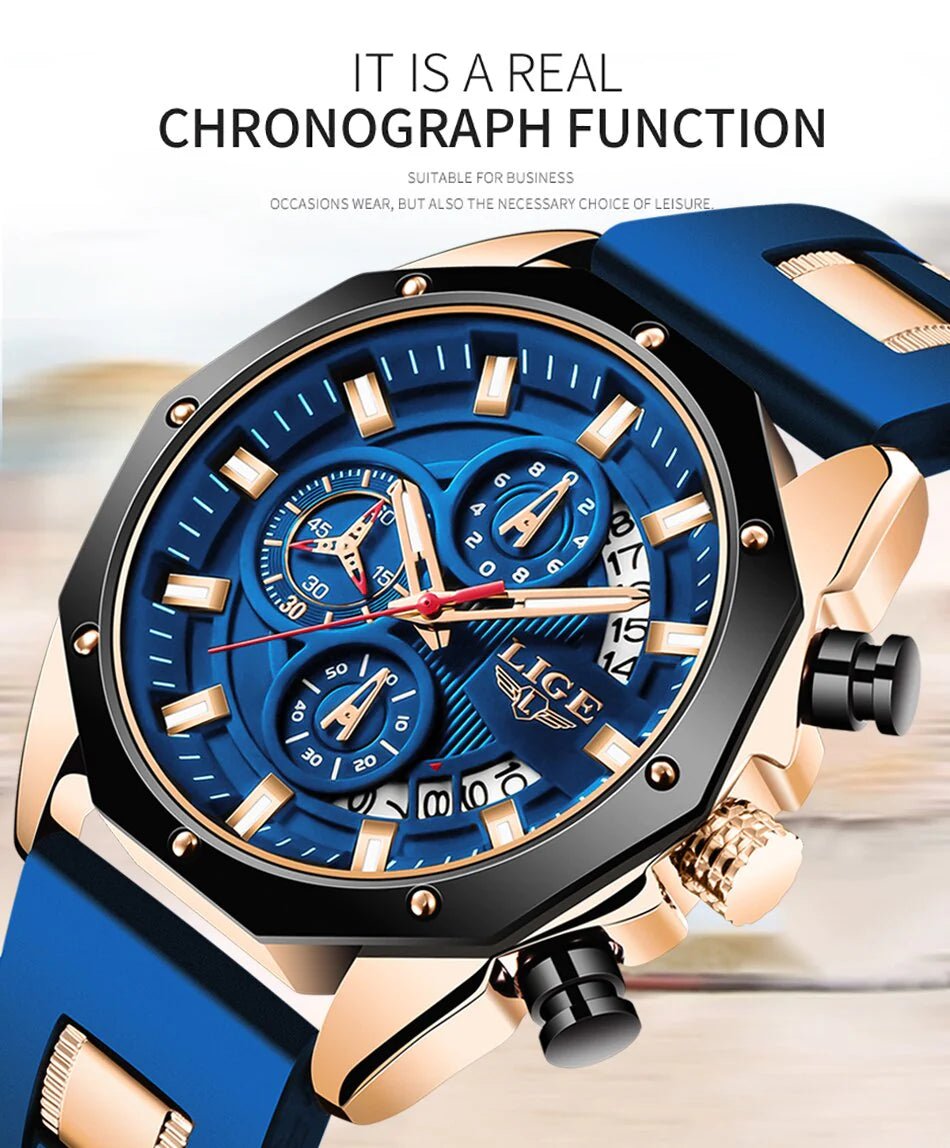 Fashion Watches for Man Sport Military Silicagel Wrist Watch - Inside The Bars