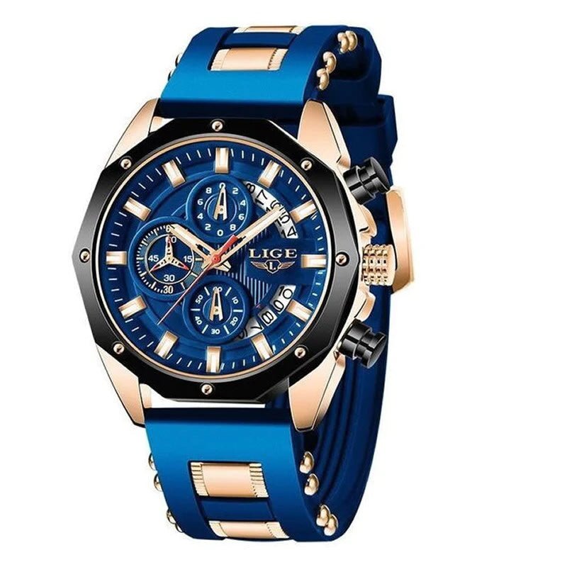 Fashion Watches for Man Sport Military Silicagel Wrist Watch - Inside The Bars