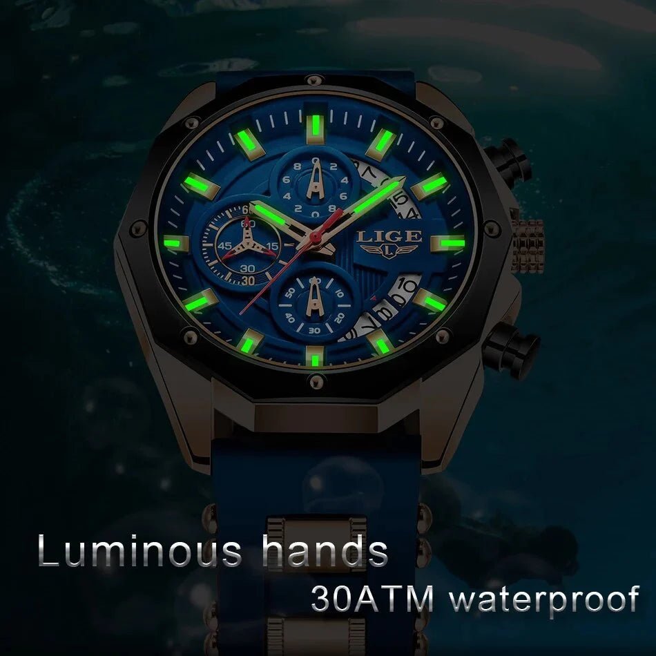 Fashion Watches for Man Sport Military Silicagel Wrist Watch - Inside The Bars