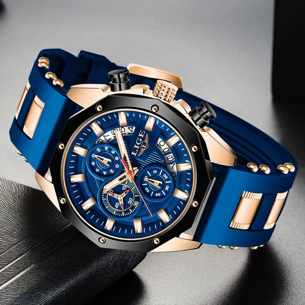 Fashion Watches for Man Sport Military Silicagel Wrist Watch - Inside The Bars