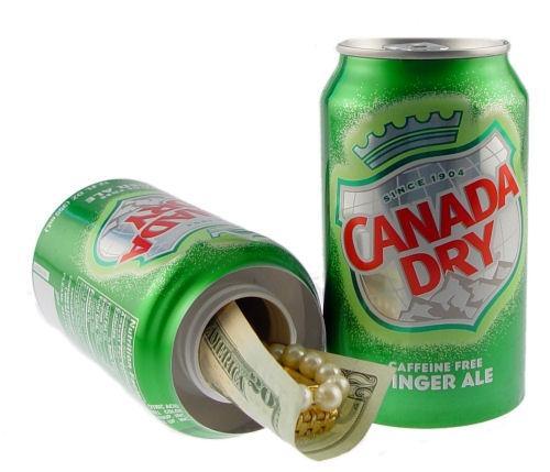 Ginger Ale Can Safe - Inside The Bars