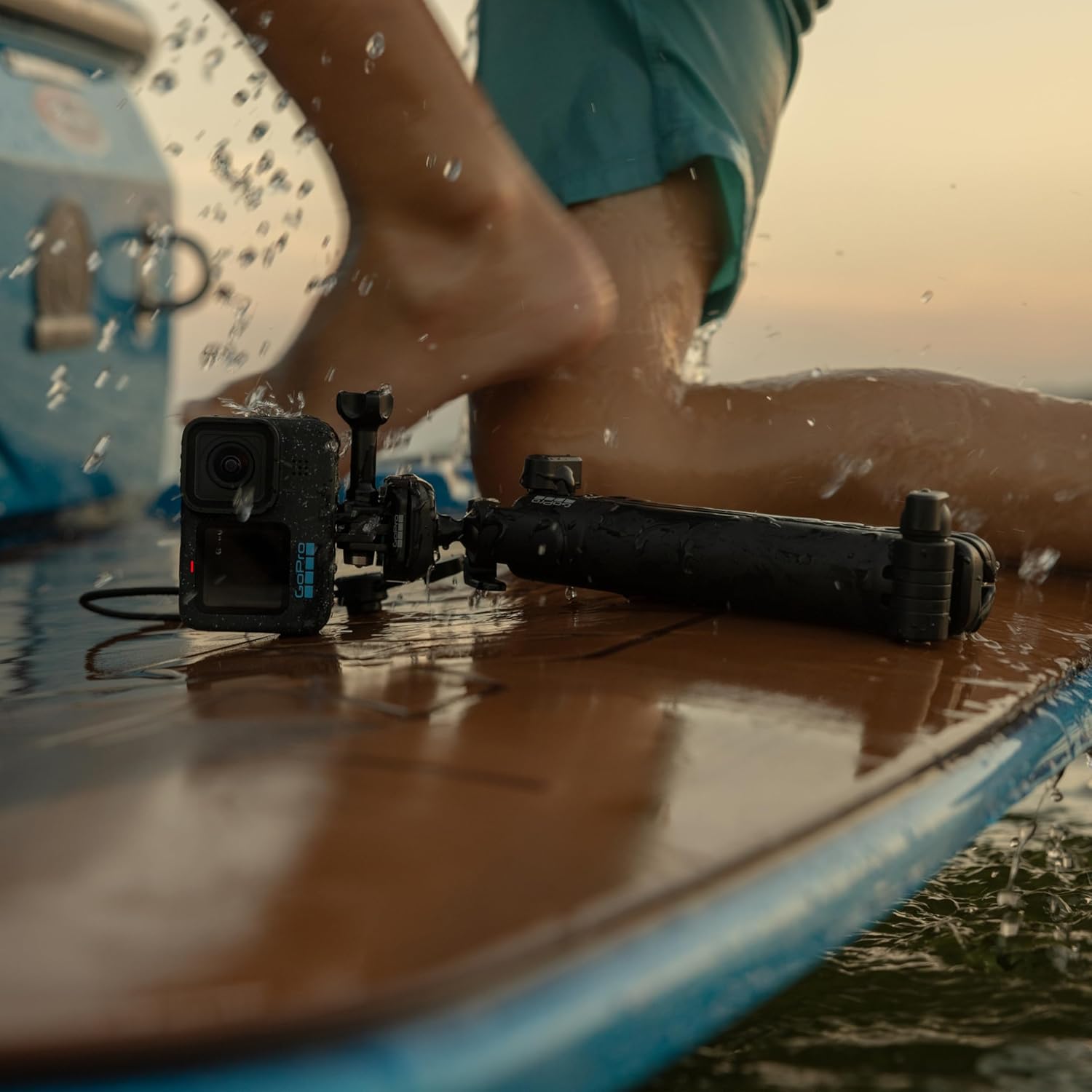 GoPro Hero12 Black E - Commerce Bundle - Waterproof Action Camera with 5.3K60 Ultra HD Video, 27MP Photos, HDR, 1/1.9" Image Sensor, Live Streaming, Webcam, and Advanced Stabilization - Inside The Bars