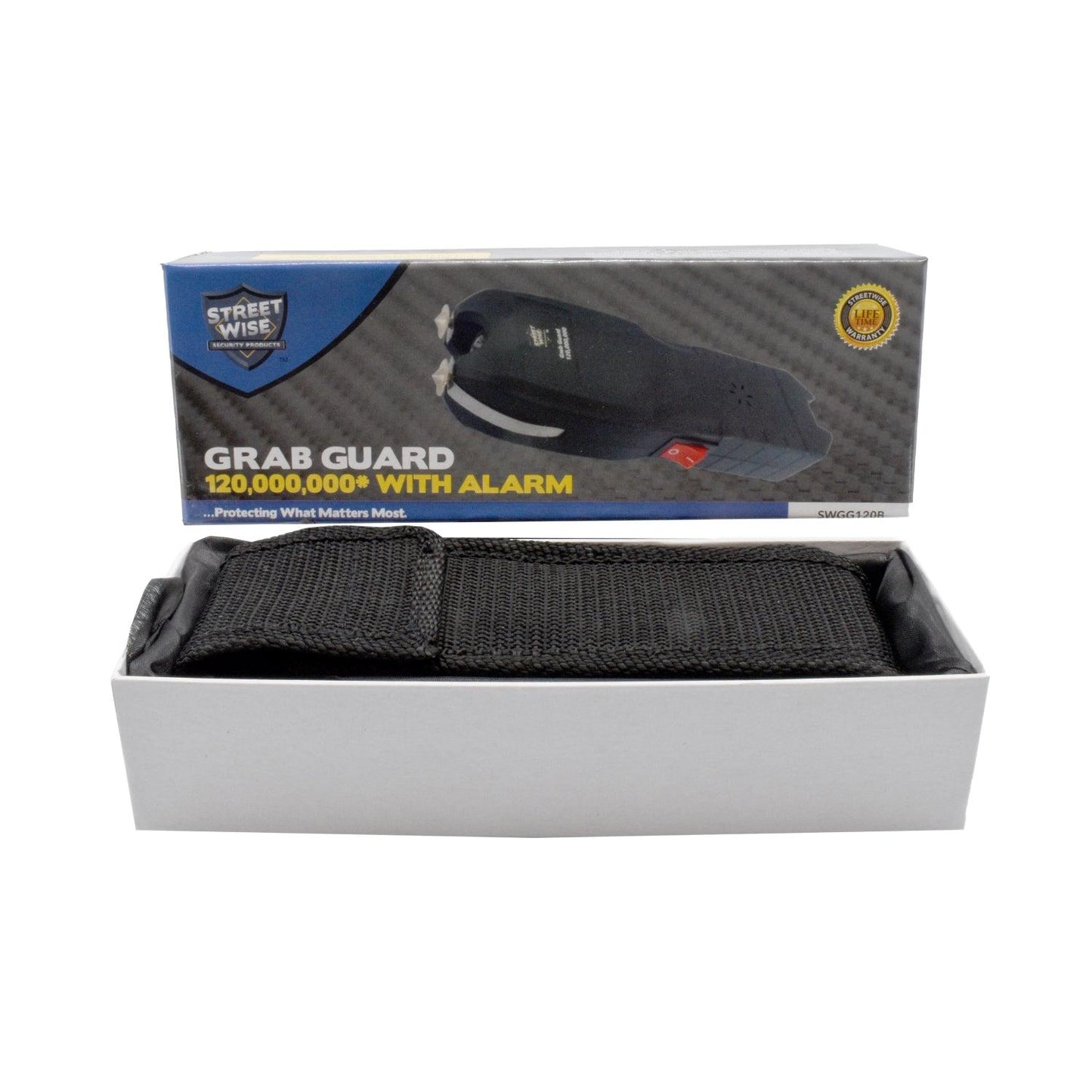 Grab Guard 120,000,000 Stun Gun - Inside The Bars