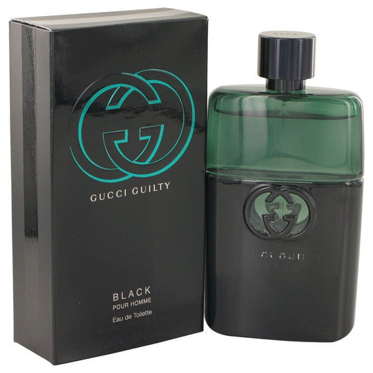 Gucci Guilty Black by Gucci Eau De Toilette Spray for Men - Inside The Bars