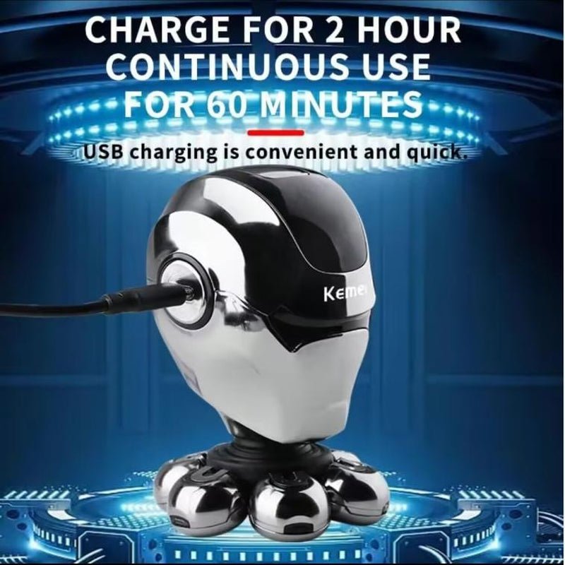 Head Shavers for Men - Electric Razor 5 - In - 1 Grooming Kit - Inside The Bars