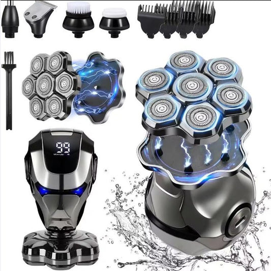 Head Shavers for Men - Electric Razor 5 - In - 1 Grooming Kit - Inside The Bars
