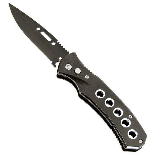 Heavy - Duty Automatic Safety Knife with 5 - Hole Grip - Inside The Bars
