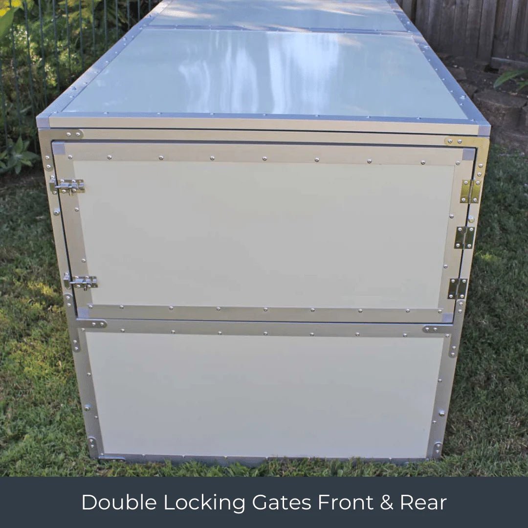 High - Quality Mobile Chicken Coop Chicken Tractor for 8 Chickens - Inside The Bars