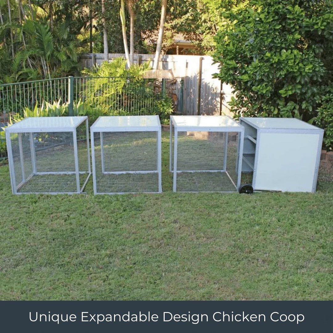 High - Quality Mobile Chicken Coop Chicken Tractor for 8 Chickens - Inside The Bars