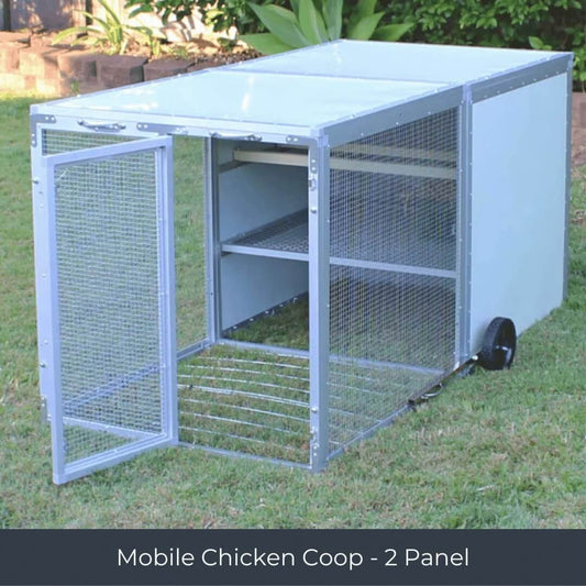High - Quality Mobile Chicken Coop Chicken Tractor for 8 Chickens - Inside The Bars