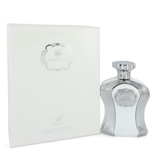 His Highness White by Afnan Eau De Parfum Spray 3.4 oz Men - Inside The Bars