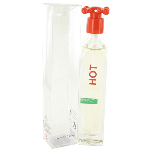 HOT by Benetton Eau De Toilette Spray 3.4 oz for Women - Inside The Bars