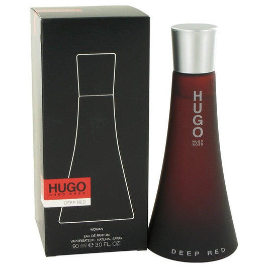 hugo DEEP RED by Hugo Boss Eau De Parfum Spray for Women - Inside The Bars