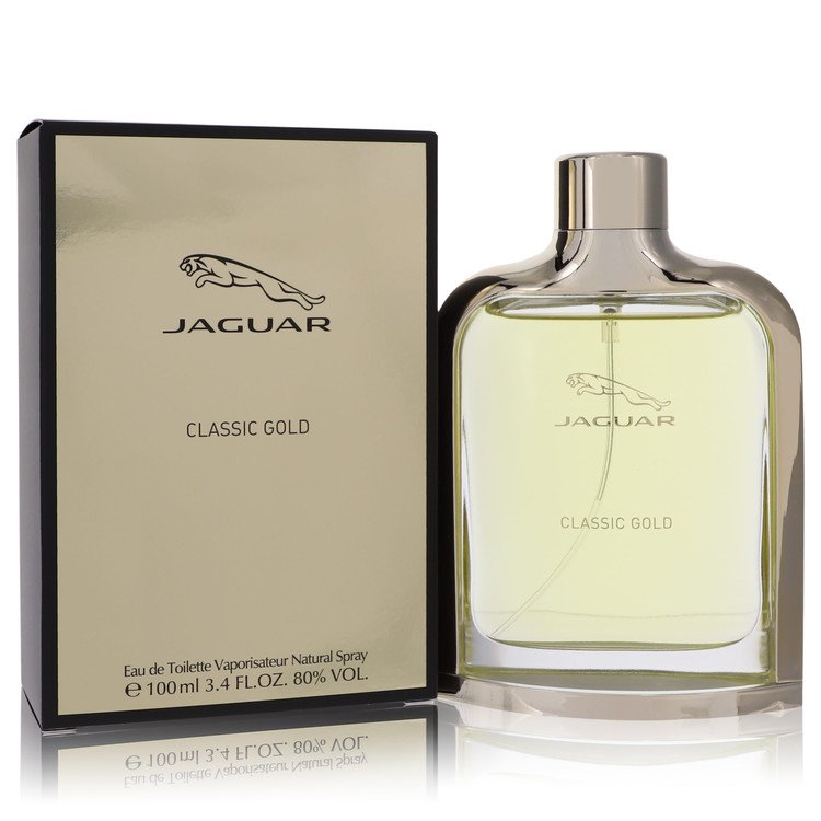 Jaguar Classic Gold by Jaguar Eau De Toilette Spray for Men - Inside The Bars