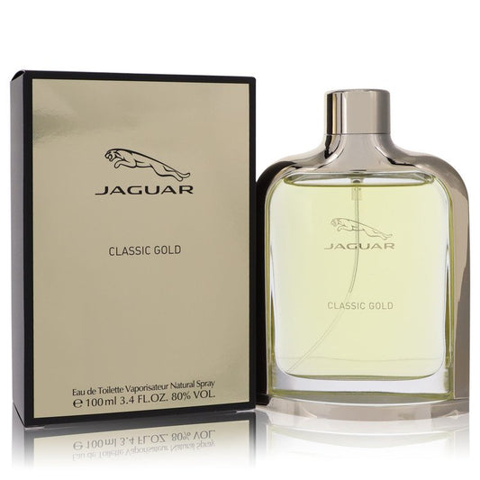 Jaguar Classic Gold by Jaguar Eau De Toilette Spray for Men - Inside The Bars