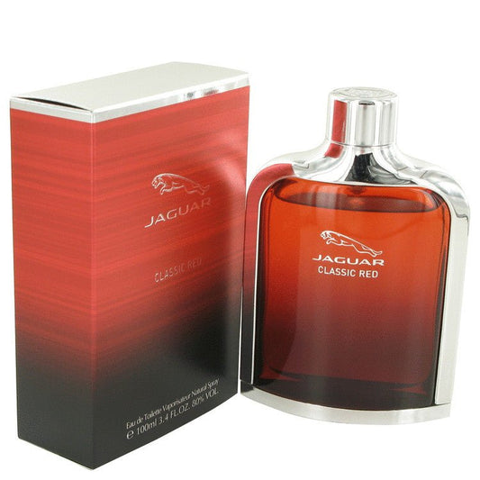 Jaguar Classic Red by Jaguar Eau De Toilette Spray 3.4 oz for Men - Inside The Bars