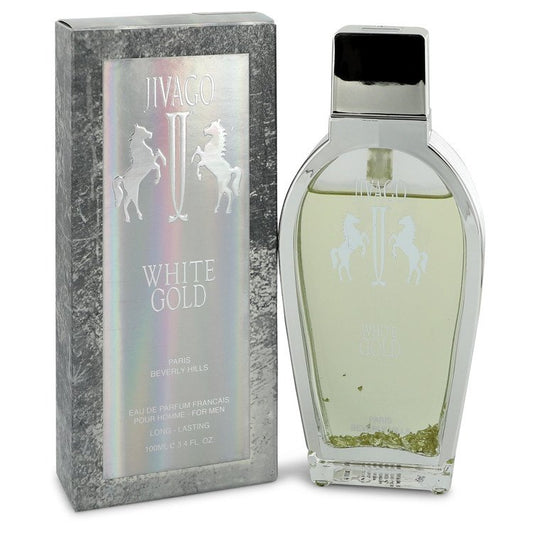 Jivago White Gold by Ilana Jivago Eau De Parfum Spray 3.4 oz for Men - Inside The Bars