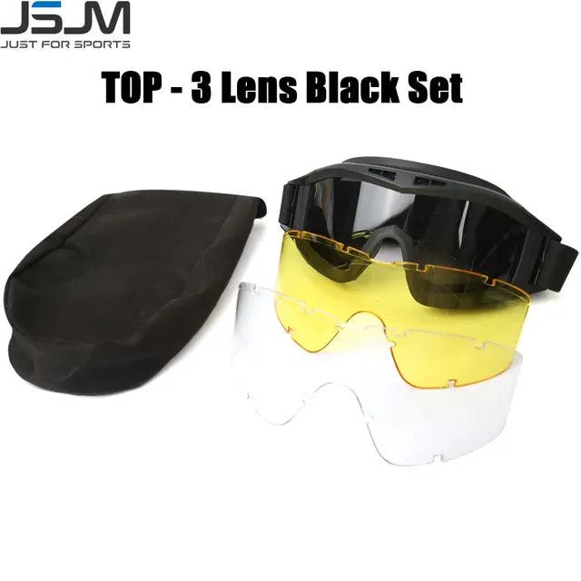 JSJM Tactical Adventure Goggles - Inside The Bars