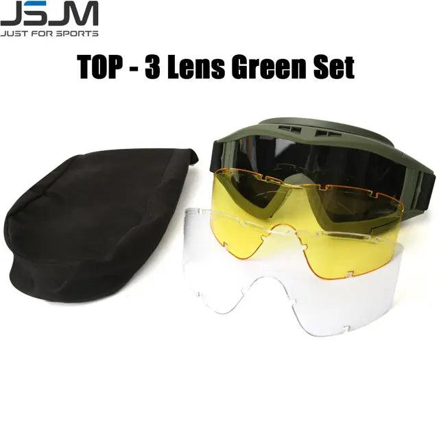 JSJM Tactical Adventure Goggles - Inside The Bars