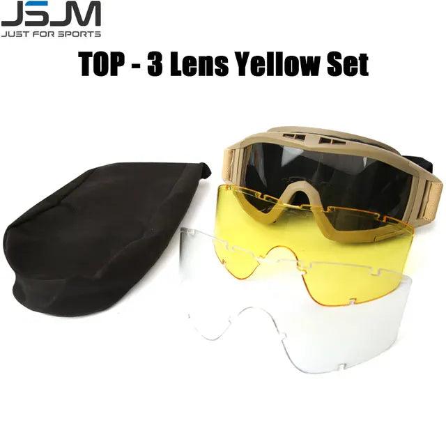JSJM Tactical Adventure Goggles - Inside The Bars
