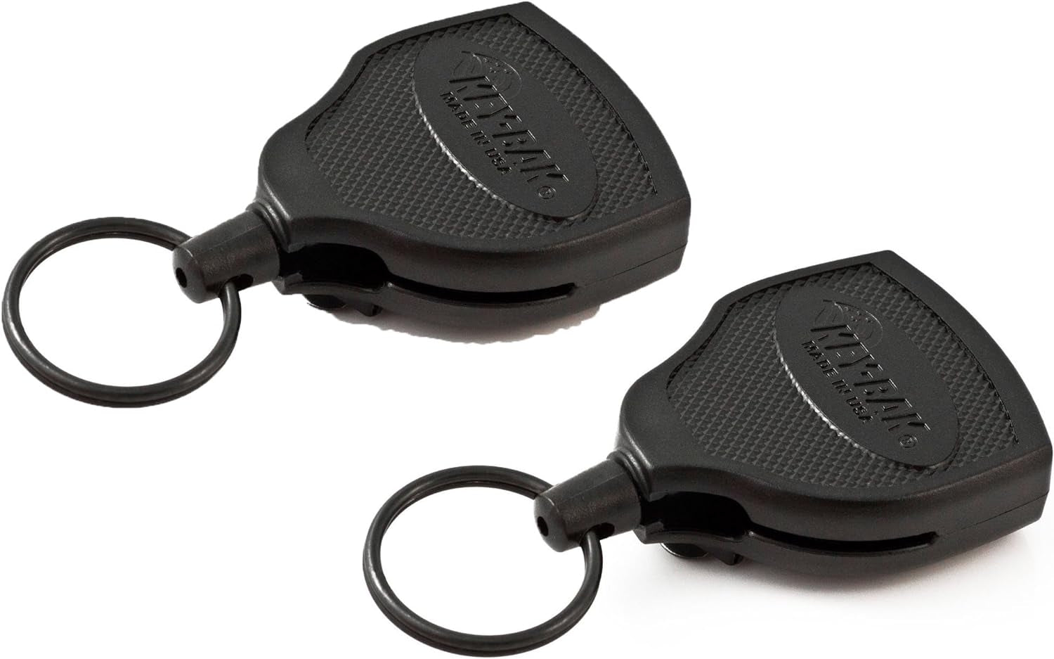Key - Bak Super48 Professional Heavy Duty Key Retractor with 48" Kevlar Cord - 2 Pack Black - Inside The Bars