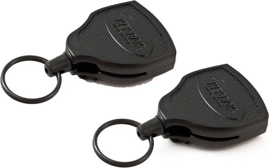 Key - Bak Super48 Professional Heavy Duty Key Retractor with 48" Kevlar Cord - 2 Pack Black - Inside The Bars
