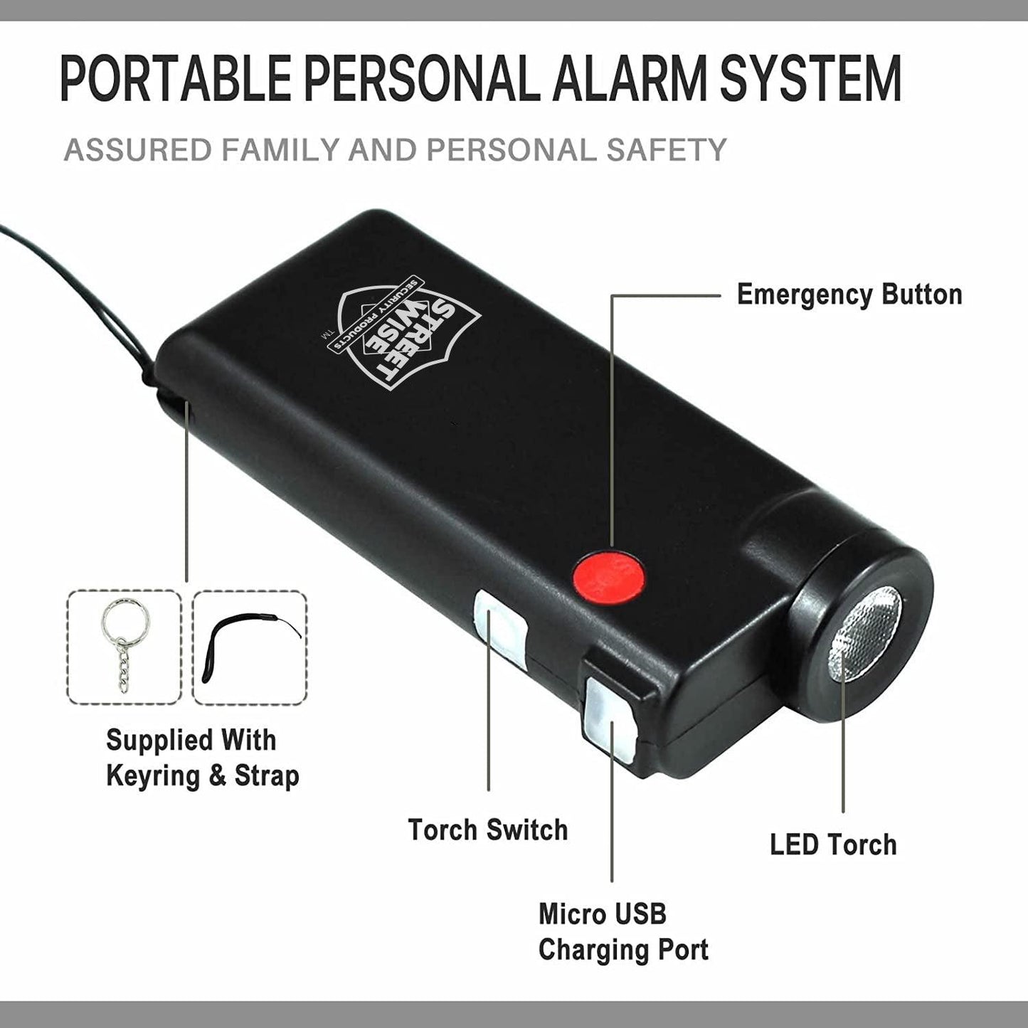 Knight Light Alarm & Flashlight - Inside The Bars