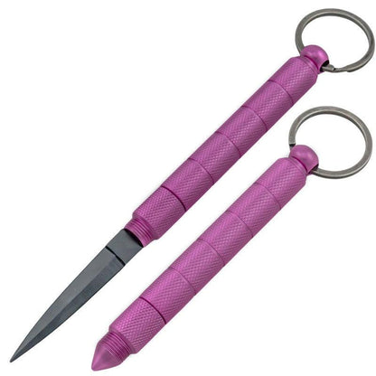 Kubotan Keychain Hidden Knife - Inside The Bars